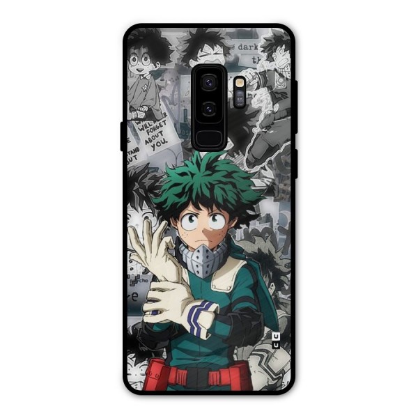 Izuku Midoriya Metal Back Case for Galaxy S9 Plus