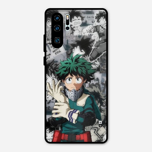 Izuku Midoriya Metal Back Case for Huawei P30 Pro