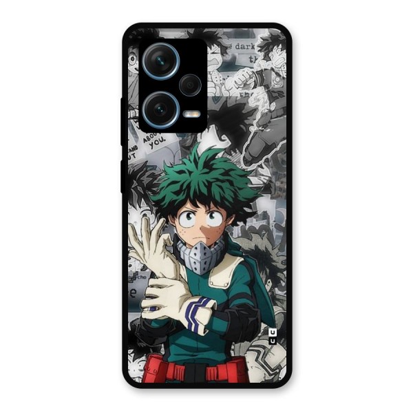 Izuku Midoriya Metal Back Case for Redmi Note 12 Pro Plus 5G