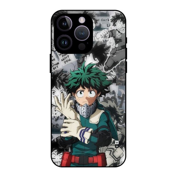 Izuku Midoriya Metal Back Case for iPhone 14 Pro Max