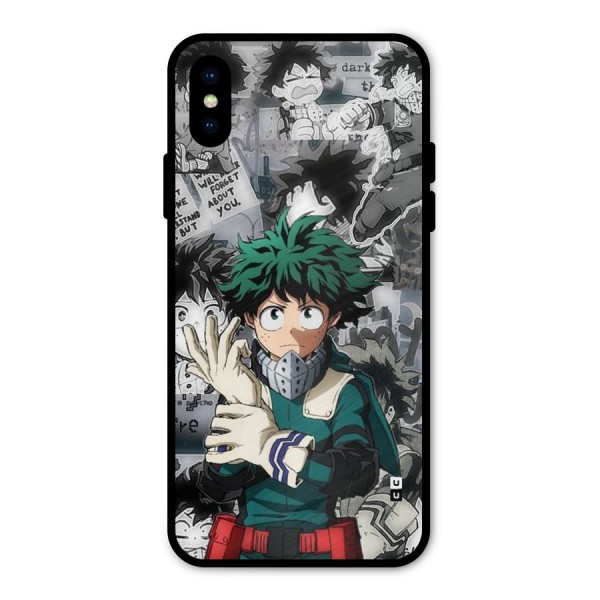 Izuku Midoriya Metal Back Case for iPhone XS