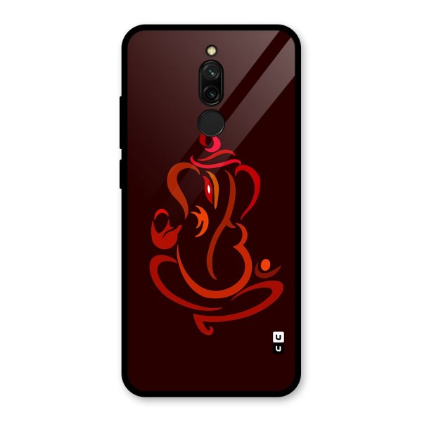 Jai Ganesha Glass Back Case for Redmi 8