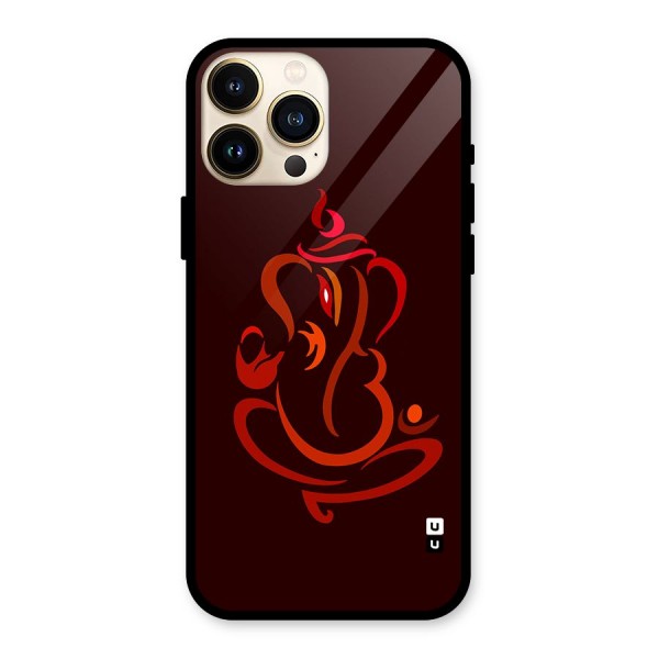 Jai Ganesha Glass Back Case for iPhone 13 Pro Max