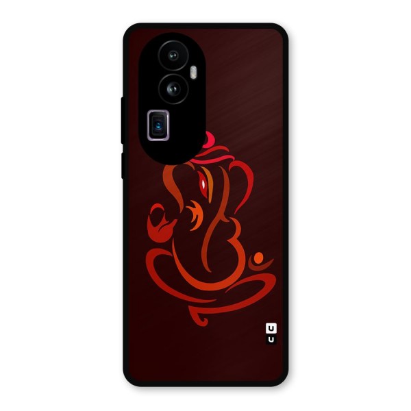 Jai Ganesha Metal Back Case for Oppo Reno10 Pro Plus