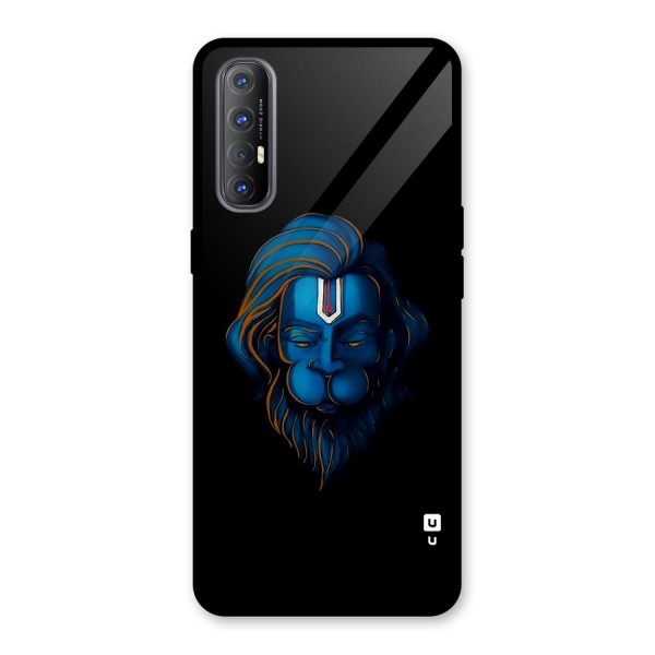 Jai Hanuman Glass Back Case for Oppo Reno3 Pro