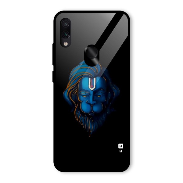 Jai Hanuman Glass Back Case for Redmi Note 7S