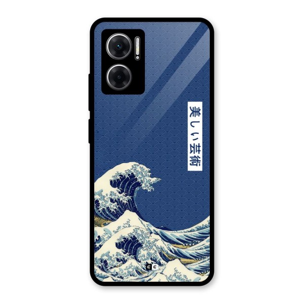Japanese Art Glass Back Case for Redmi 11 Prime 5G