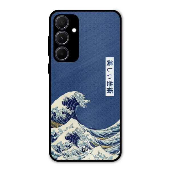 Japanese Art Metal Back Case for Galaxy A35