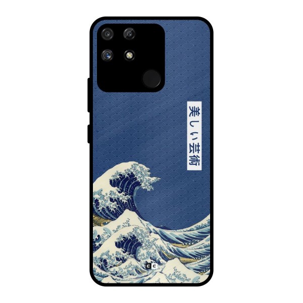 Japanese Art Metal Back Case for Realme Narzo 50A