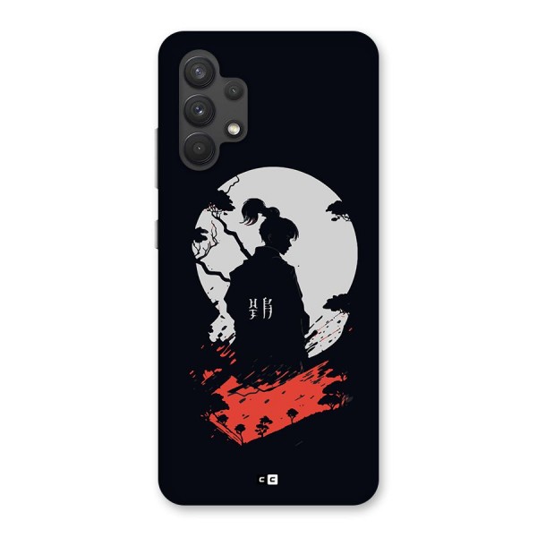 Japanese Warrior Back Case for Galaxy A32