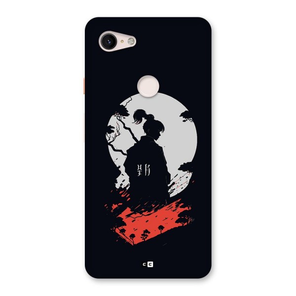 Japanese Warrior Back Case for Google Pixel 3 XL