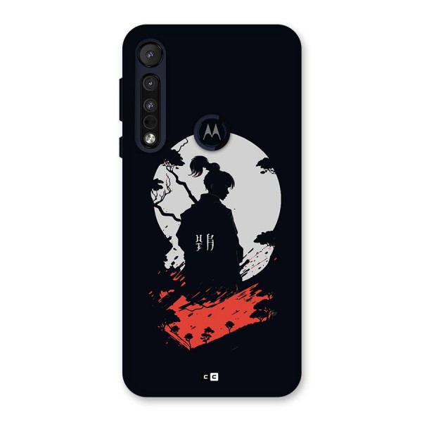 Japanese Warrior Back Case for Motorola One Macro
