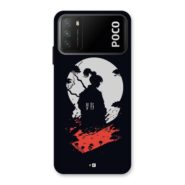 Japanese Warrior Back Case for Poco M3