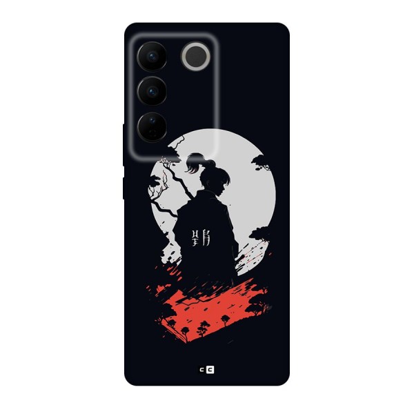 Japanese Warrior Back Case for Vivo V27