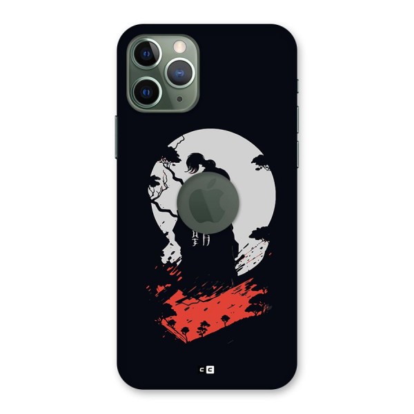 Japanese Warrior Back Case for iPhone 11 Pro Logo Cut