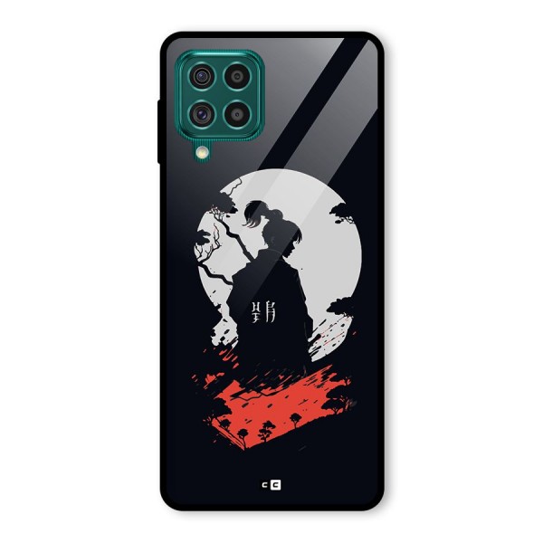 Japanese Warrior Glass Back Case for Galaxy F62