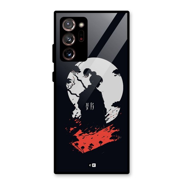 Japanese Warrior Glass Back Case for Galaxy Note 20 Ultra