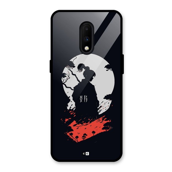 Japanese Warrior Glass Back Case for OnePlus 7