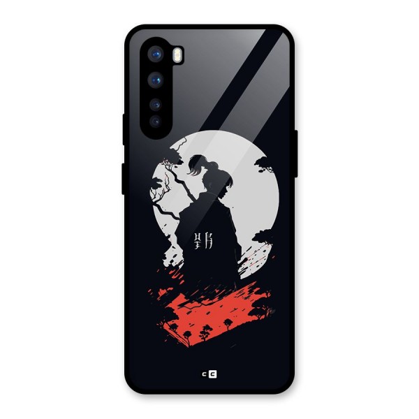 Japanese Warrior Glass Back Case for OnePlus Nord