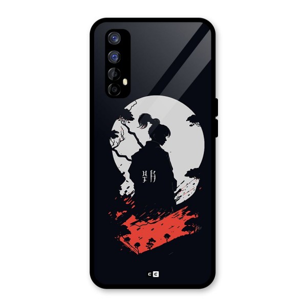 Japanese Warrior Glass Back Case for Realme Narzo 20 Pro