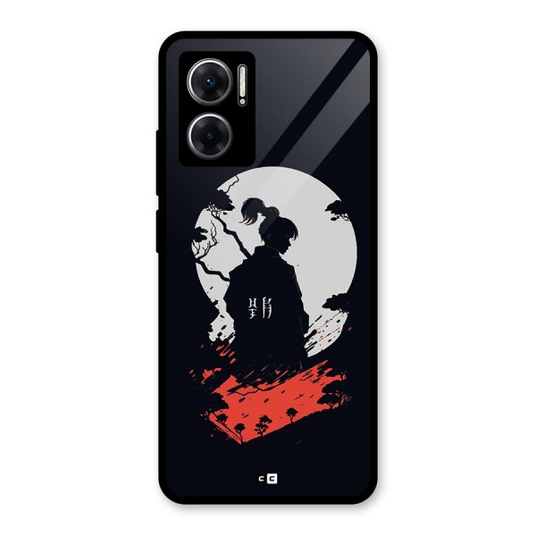 Japanese Warrior Glass Back Case for Redmi 11 Prime 5G