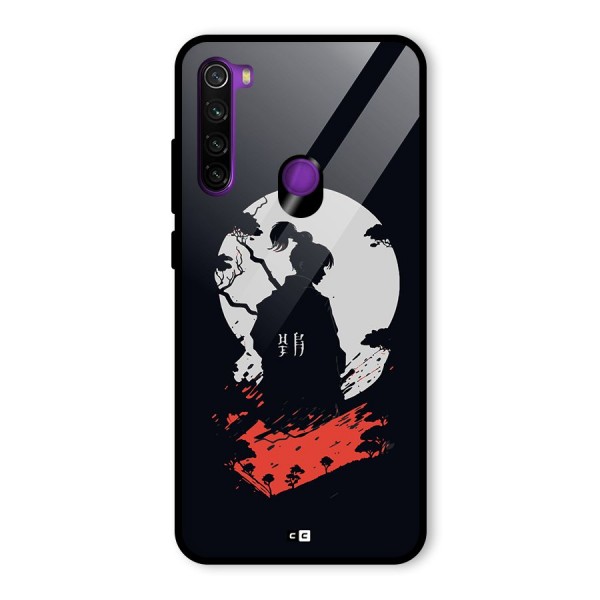 Japanese Warrior Glass Back Case for Redmi Note 8