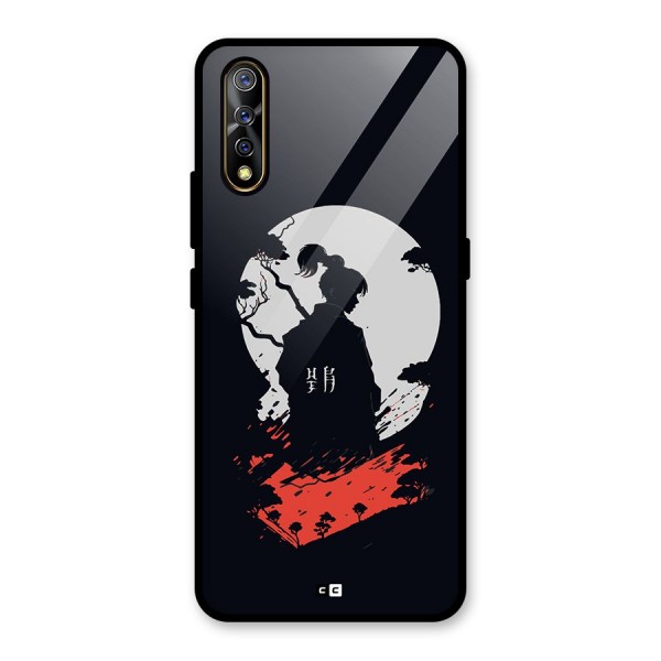 Japanese Warrior Glass Back Case for Vivo S1