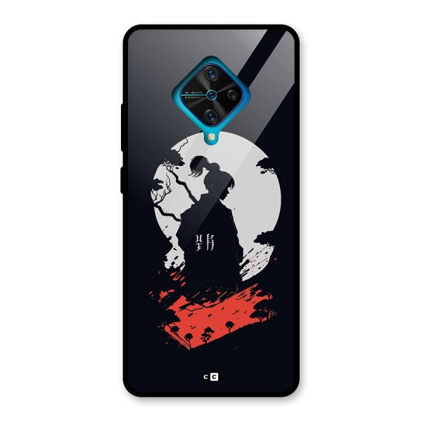 Japanese Warrior Glass Back Case for Vivo S1 Pro