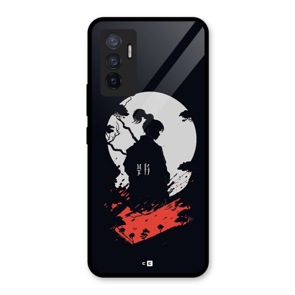 Japanese Warrior Glass Back Case for Vivo V23e