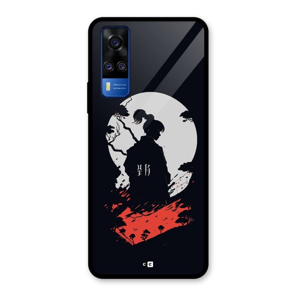 Japanese Warrior Glass Back Case for Vivo Y51