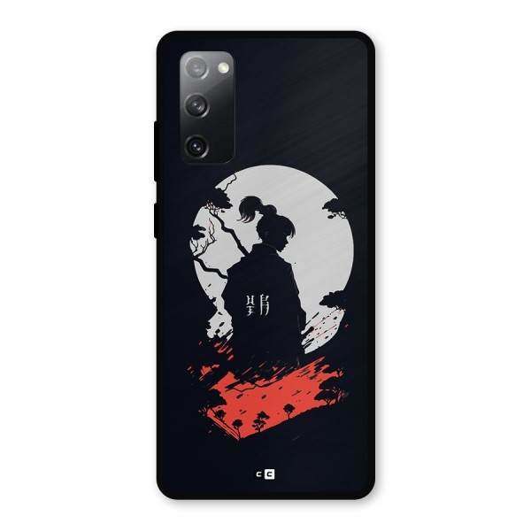 Japanese Warrior Metal Back Case for Galaxy S20 FE 5G