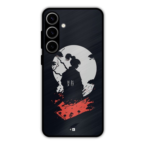 Japanese Warrior Metal Back Case for Galaxy S24 Plus
