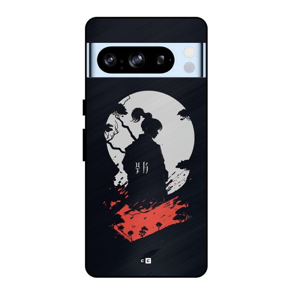 Japanese Warrior Metal Back Case for Google Pixel 8 Pro