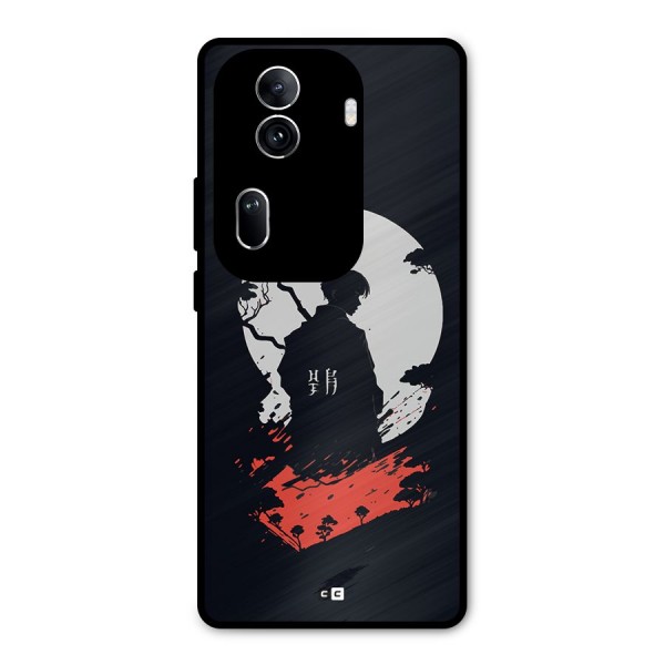Japanese Warrior Metal Back Case for Oppo Reno11 Pro 5G