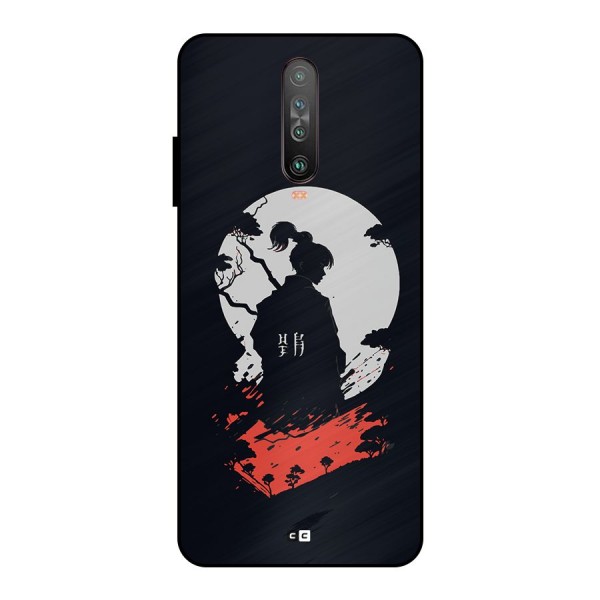 Japanese Warrior Metal Back Case for Poco X2