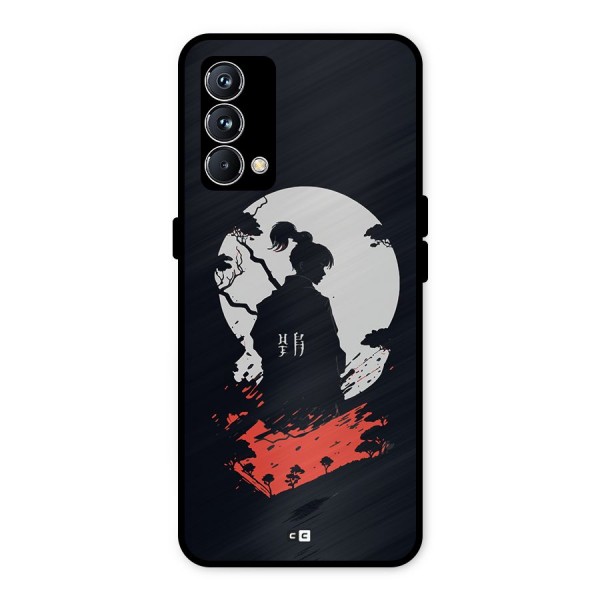 Japanese Warrior Metal Back Case for Realme GT Master Edition