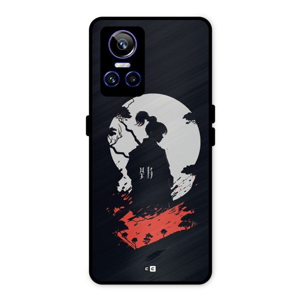 Japanese Warrior Metal Back Case for Realme GT Neo 3