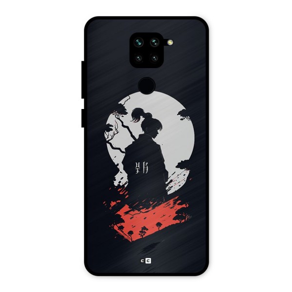 Japanese Warrior Metal Back Case for Redmi Note 9
