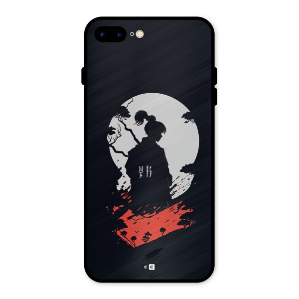 Japanese Warrior Metal Back Case for iPhone 7 Plus