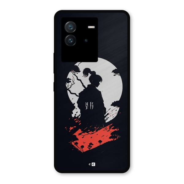 Japanese Warrior Metal Back Case for iQOO Neo 6 5G