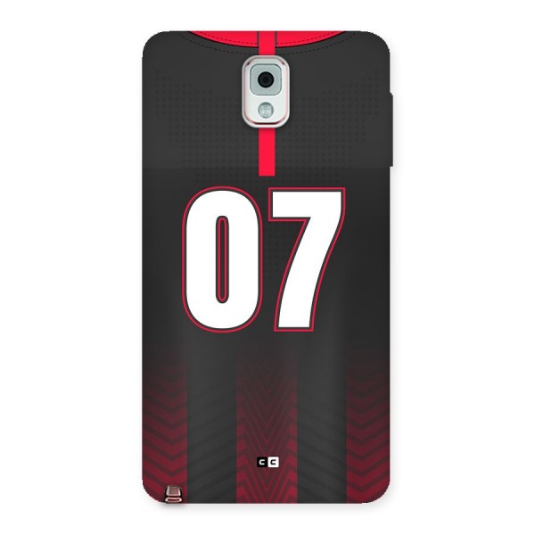 Jersy No 7 Back Case for Galaxy Note 3