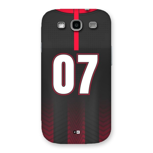 Jersy No 7 Back Case for Galaxy S3