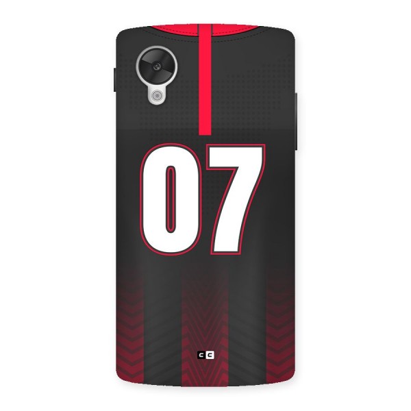 Jersy No 7 Back Case for Google Nexus 5