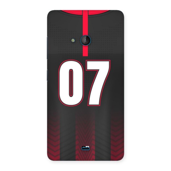 Jersy No 7 Back Case for Lumia 540
