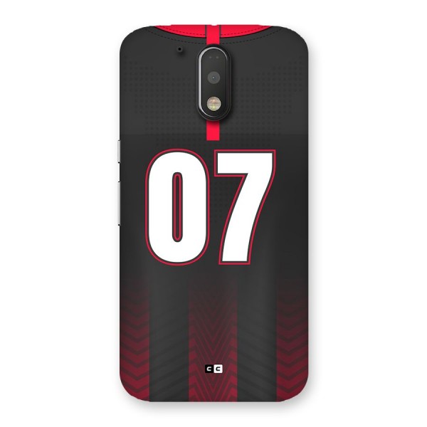 Jersy No 7 Back Case for Moto G4 Plus