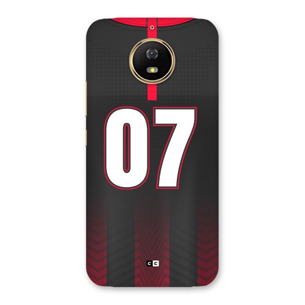 Jersy No 7 Back Case for Moto G5s