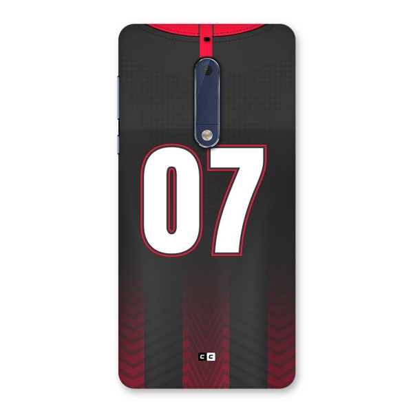 Jersy No 7 Back Case for Nokia 5