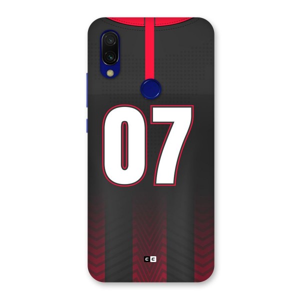 Jersy No 7 Back Case for Redmi 7