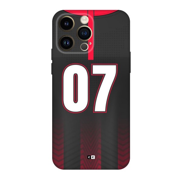 Jersy No 7 Back Case for iPhone 14 Pro Max