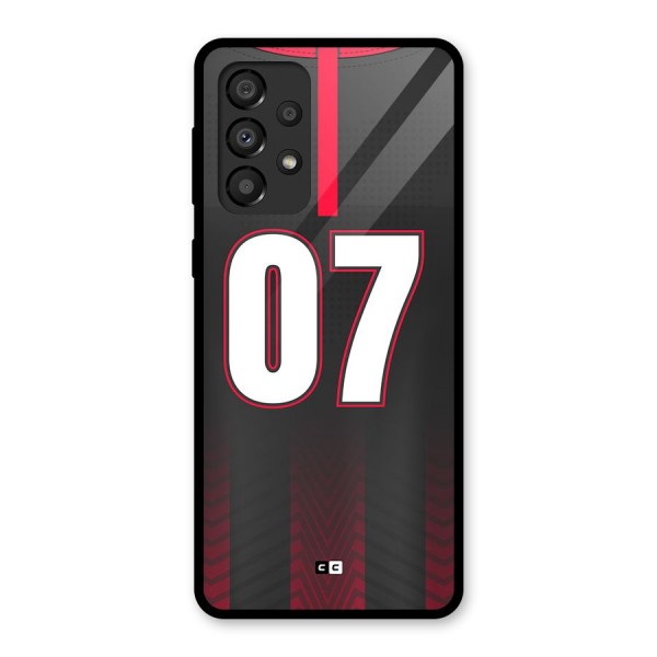 Jersy No 7 Glass Back Case for Galaxy A33 5G